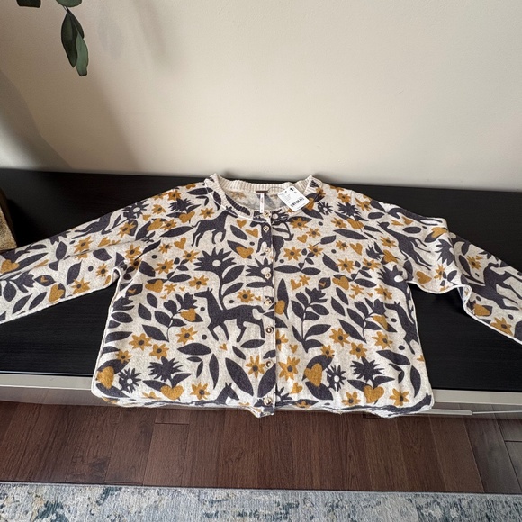 Free People Patterned Cashmere Cardigan - Picture 6 of 6